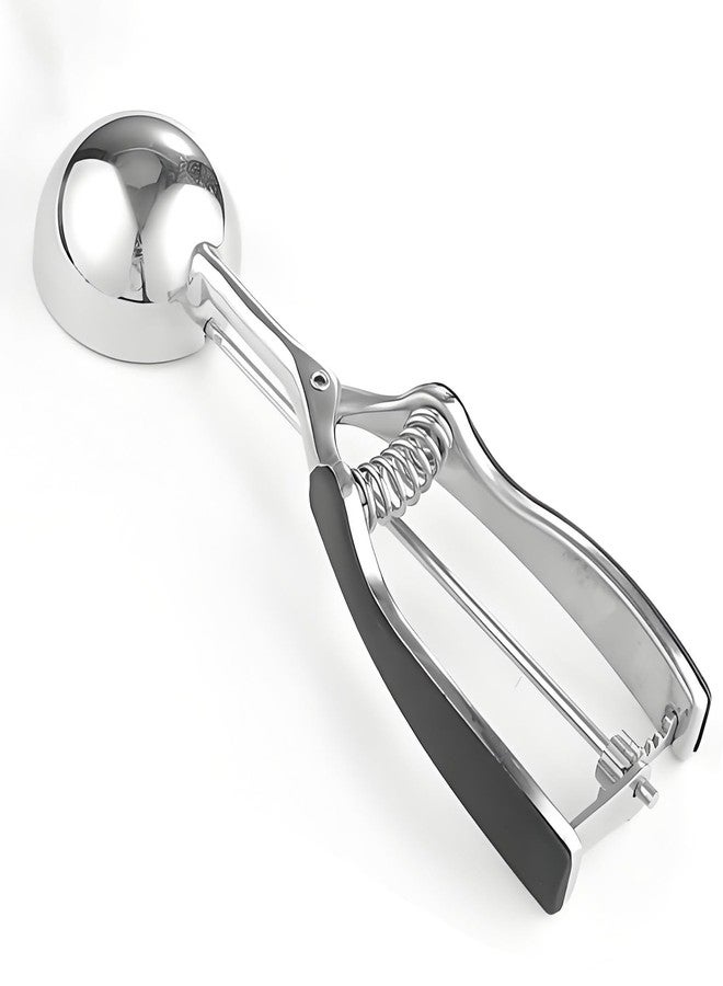 Anphly Thickened Stainless Steel Ice Cream Scoop Fruit Scoop,Table, Cookie Scoop For Baking, 2.4inch（6cm）, 1 piece for sale - Image 4